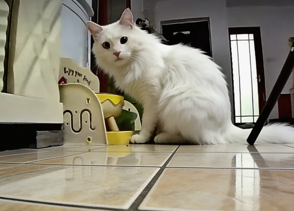 My main goal was just to tease my cat with this...