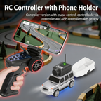 1:64 Mini RC Car with HD Camera – First-Person View Real-Time Video Transmission Remote Control SUV Truck Set